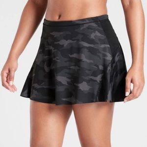 Athleta Match Point Skort in Black Camo
